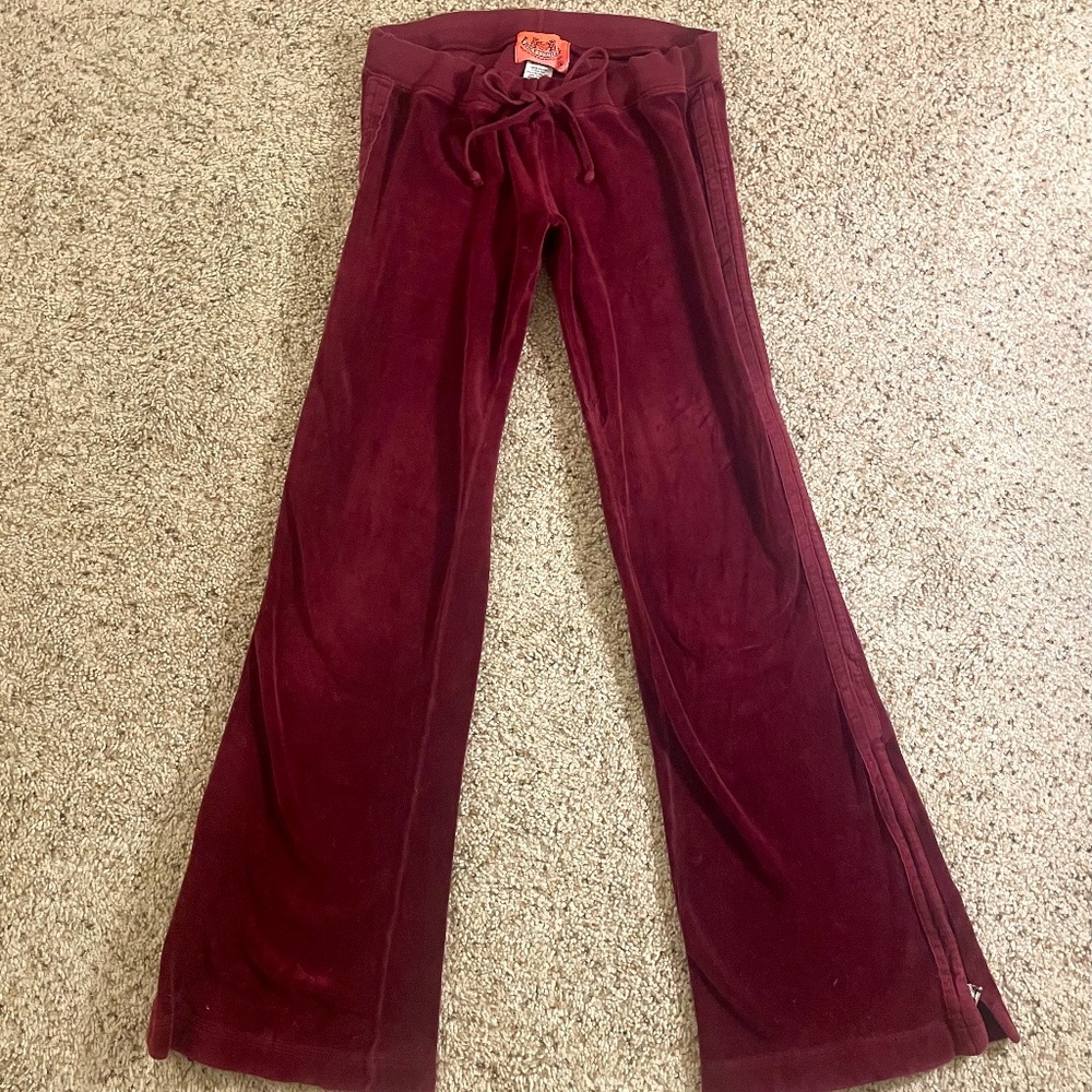 Vintage Red Juicy Couture Tracksuit Pants